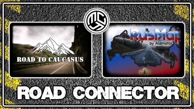 Road to Caucasus + RusMap [Aldimator] Road Connector v1.6
