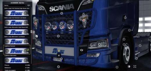 Bullbar Trux HighWay Scania NextGen Addon v1.58