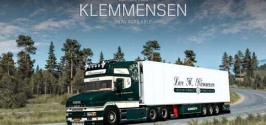 Scania T580 Klemmensen & Trailer v9.0 1.58