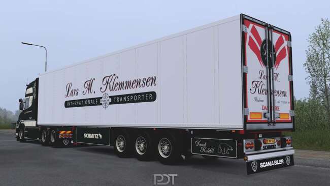 Scania T580 Klemmensen & Trailer v9.0 1.58
