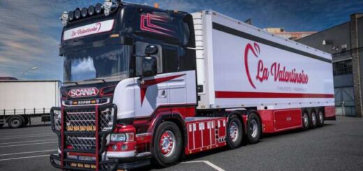 Scania 6 Series R500-V8 & Trailer v1.58