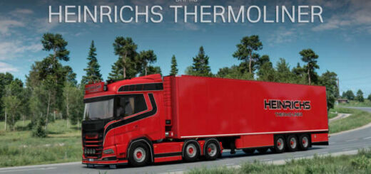 DAF XG Heinrichs Thermoliner & Trailer v7.0