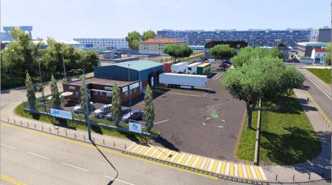 KQ Transport & AE Chilled Yard addon for Promods