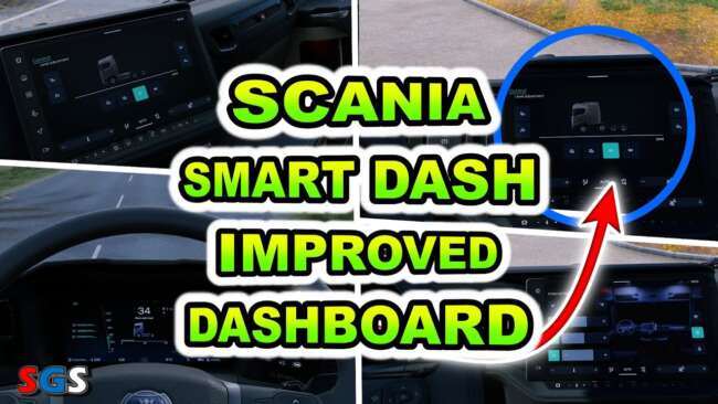 Scania Smart Dash Improved Dashboard v1.7