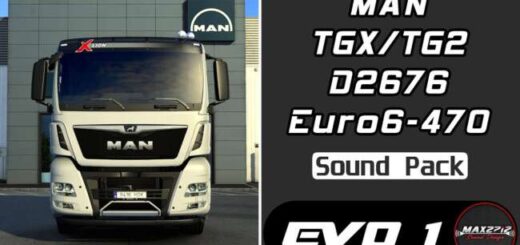 MAN TGX-TG2 470 D2676 Sound Pack v1.1