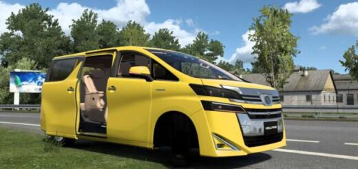Toyota Vellfier_ETS2_1.58-1.59