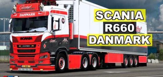 Scania R660 DANMARK + Trailer v1.58