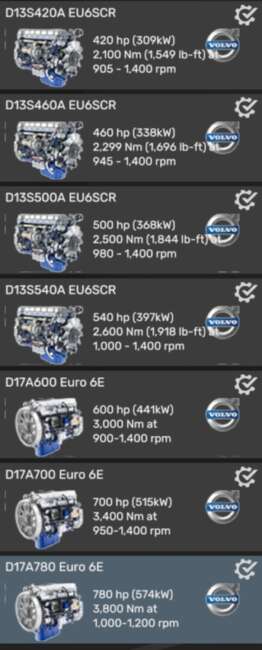 Volvo D17A D13S Sound Mod v1.1