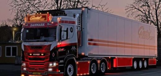 Scania R660 DANMARK + Trailer v1.58
