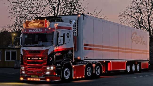 Scania R660 DANMARK + Trailer v1.58