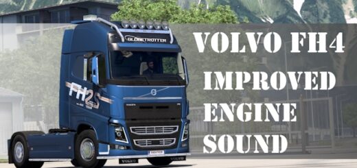 Volvo FH4 improved engine sound v3.1