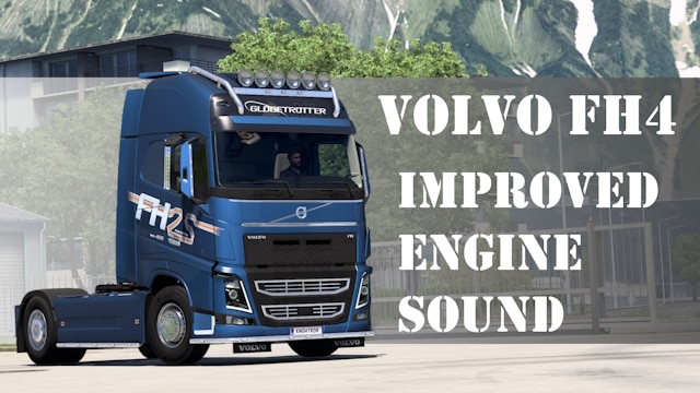 Volvo FH4 improved engine sound v3.1