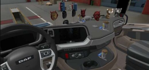 DAF XF/XG Interior Addons v1.59