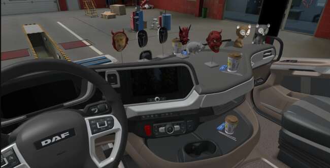 DAF XF/XG Interior Addons v1.59