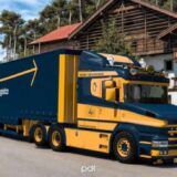 Scania T580 + Trailer "ASG Transport" v6.0 1.59