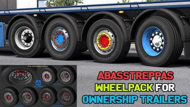 Abasstreppas Wheel pack for Ownership Trailers v1.59