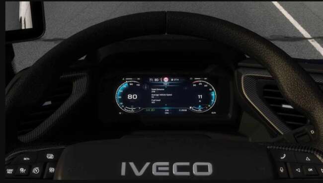 Iveco S Way Improved Dashboard v1.59