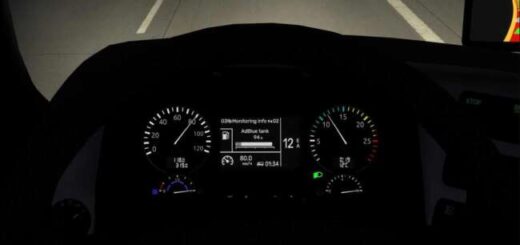 Mercedes Benz Actros MP3 Improved Dashboard v1.59