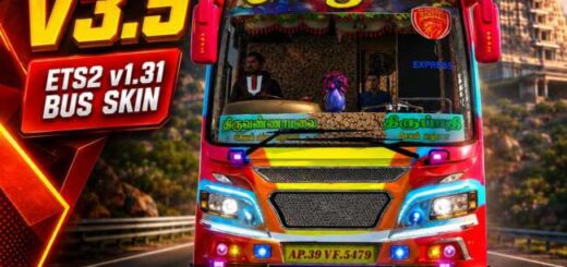 🔥 Arunai Bus V3.5 Skin 🚌 | Tiruvannamalai To Tirupati 🚍 | ETS2 V1.31 Tamil