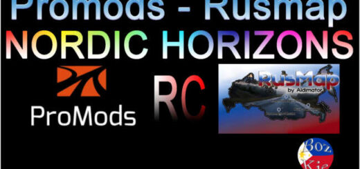 Promods 2.82 Nordic Horizons - Rusmap RC (Aldi) V1.5