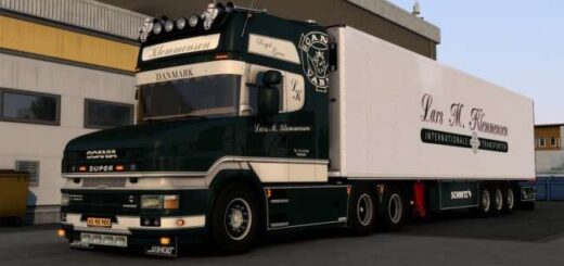 Scania Torpedo T580 Klemmensen + Schmitz Trailer