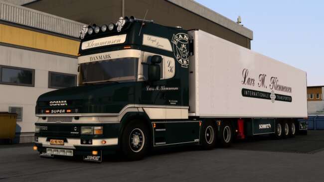 Scania Torpedo T580 Klemmensen + Schmitz Trailer