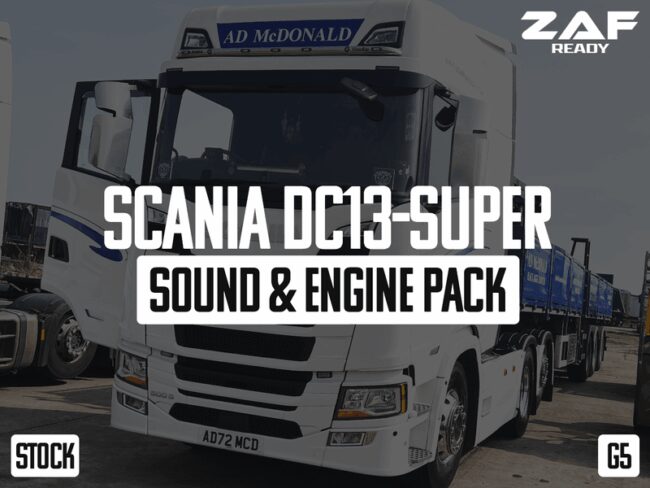 Scania DC13-Super Sound & Engine Pack (G5) v1.7 1.59