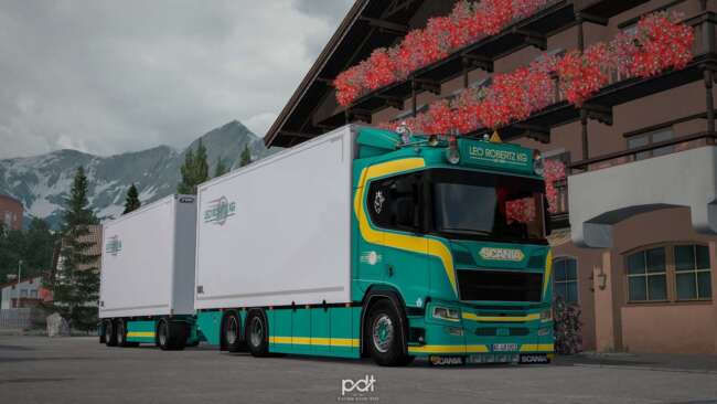 Scania R650 Leo Robertz KG + Trailer v8.0 1.59