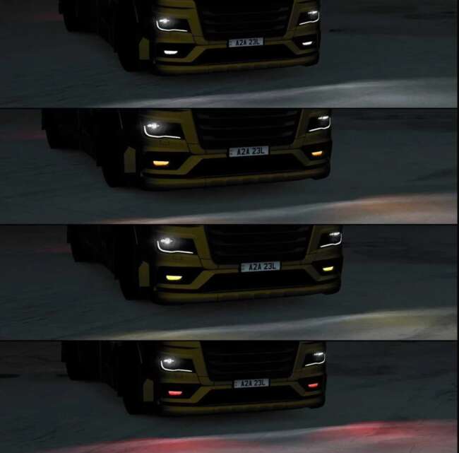 SCS MAN TGX 2020 Foglights Reworked v1.59