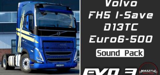 2023 Volvo FH5 I-Save 500 D13TC Sound Pack v1.3 1.59