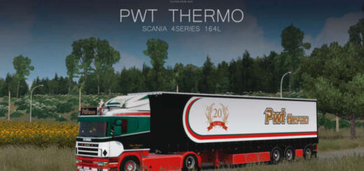 Scania 164L + Trailer "Pwt Thermo" v2.0 1.59