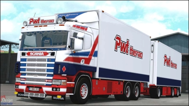 Scania 164L + Trailer Pwt Thermo