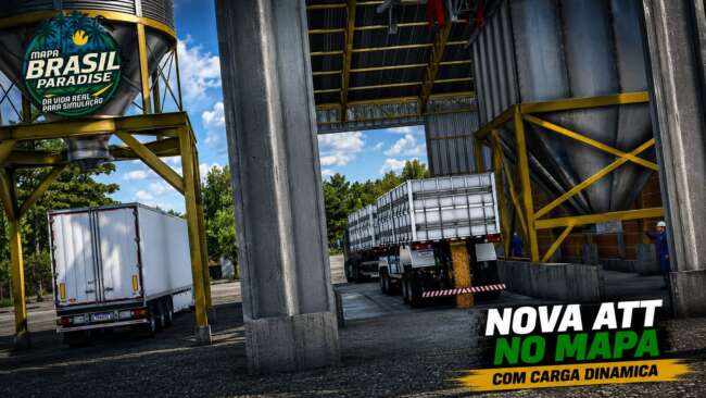 Mapa Brasil Paradise ETS2 1.59- 160