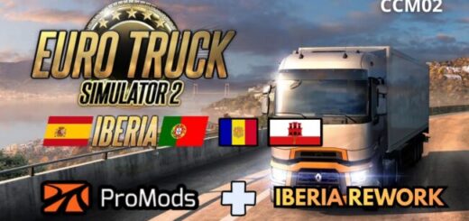 Iberia Promods Rework v1.40 for Promods 2.83 (1.60)