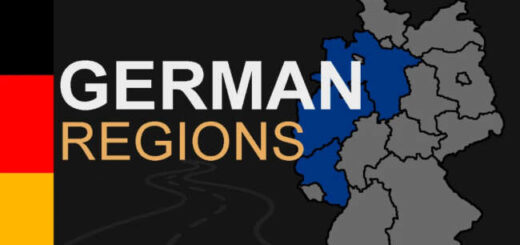 German Regions Map 1:19 (former Rhineland Map) v1.0.2 1.60
