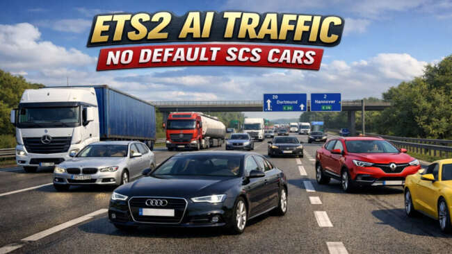 AI Traffic No Default SCS Cars v1.2