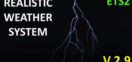 Realistic Weather System V2.9 ETS2 [1.60]