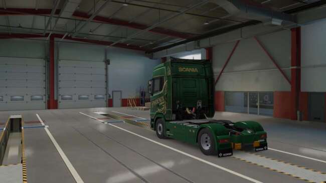 Green Phoenix paintjob for scania for V1.60 - 1.35