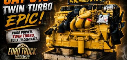 CAT C15 Twin Turbo Real Engine Pack ETS2 | 500-600-700-850hp | Real Sound