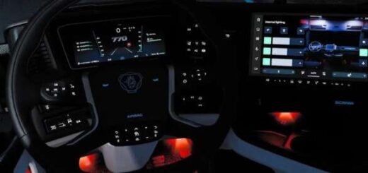 Scania NG Improved Dashboard v1.60