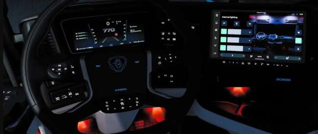 Scania NG Improved Dashboard v1.60