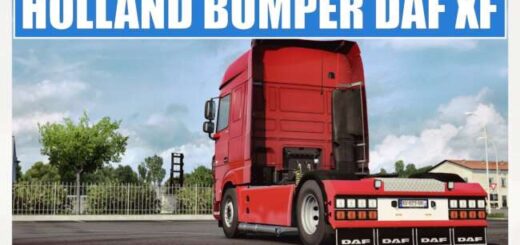 DAF XF Holland Style Rear Bumper v1.60