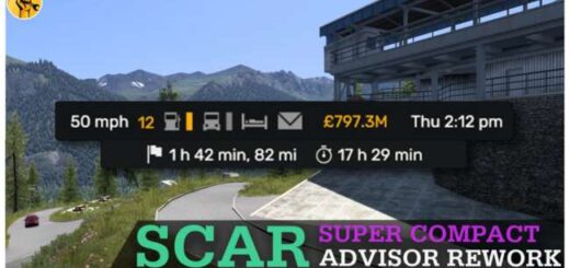 SCAR - Super Compact Route Advisor v1.60