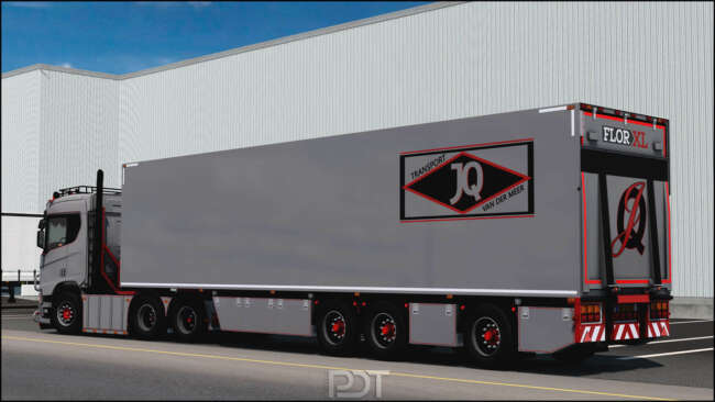 Scania R650 + Trailer "JQ van der Meer" v12 1.60