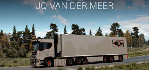 Scania R650 + Trailer "JQ van der Meer" v12 1.60