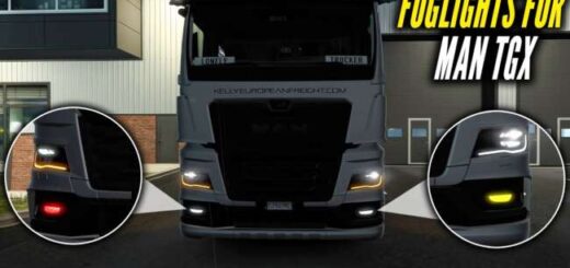 SCS MAN TGX 2020 Fog Lights Reworked v1.60