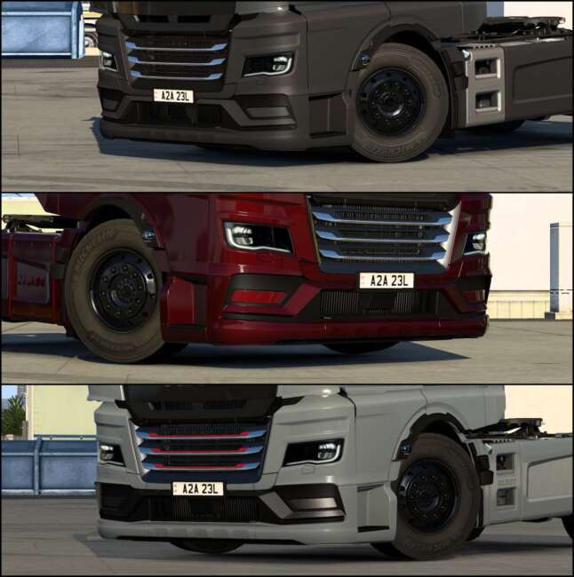 SCS MAN TGX 2020 Fog Lights Reworked v1.60