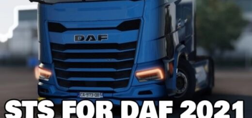 Sequential Turn Signal for DAF XG 2021 v1.60