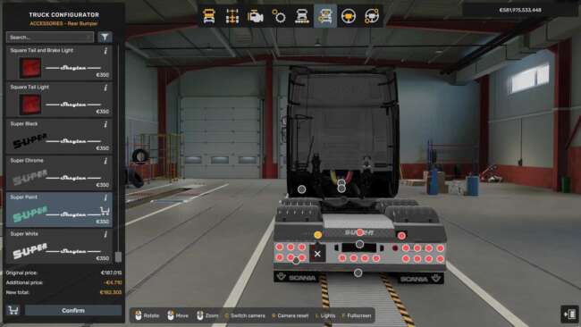 Addon Scania R/S Rear Bumper + Accessories v1.60