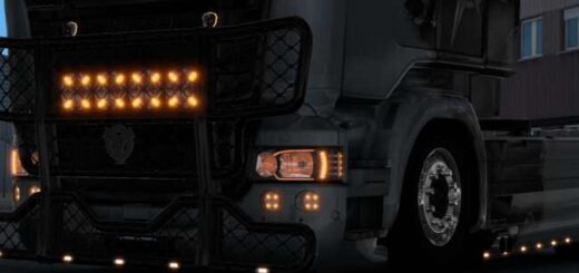 Scania RJL Orange Lights Pack v1.60